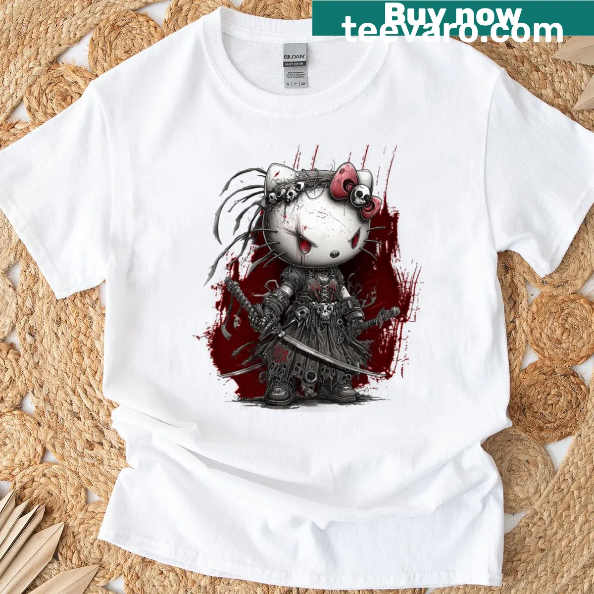 Cartoon-style T-shirt with the phrase Ba Kitty, designed for cat lovers — on a men's t-shirt