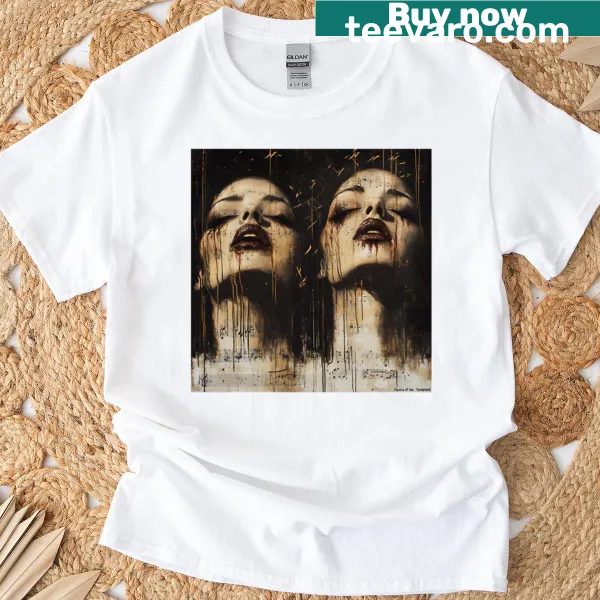 Stylish typography T-shirt featuring the word 'Melody' in black