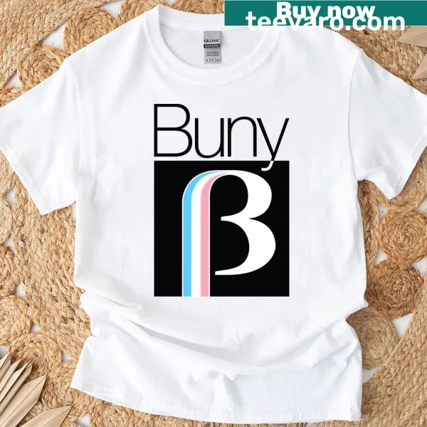 Bunymax logo t-shirt with modern typography