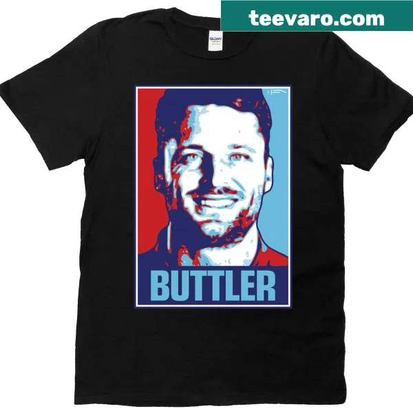 T-shirt with text 'Buttler - England' for cricket fans.