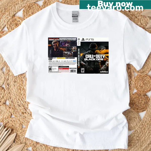 Call Of Duty Black Ops 6 cover art oversized T-shirt