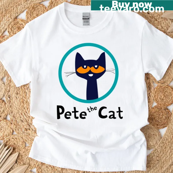 Vintage logo design celebrating cartoon movies and cats