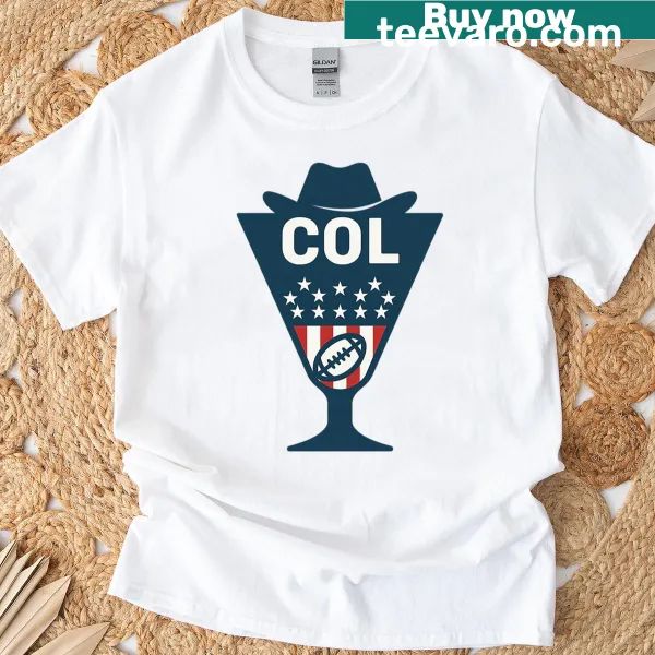 T-shirt featuring the Cosmopolitan Outlaw League logo