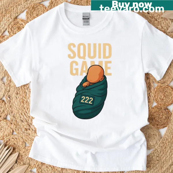 Cartoon Baby Player 222 from Squid Game design