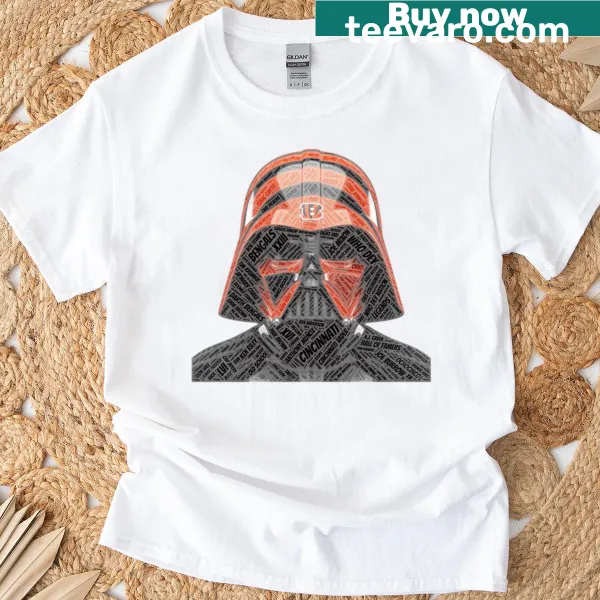Playful Darth Whodey graphic on t-shirt