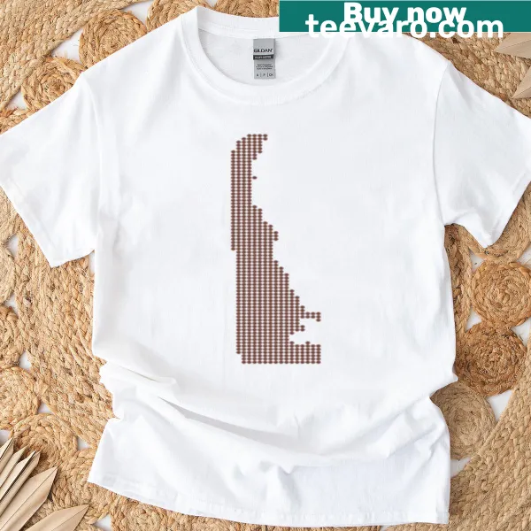 Delaware Football T-shirt with bold team name and football graphic