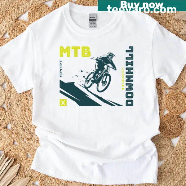 Illustrative Downhill MTB Gravity Sport T-shirt