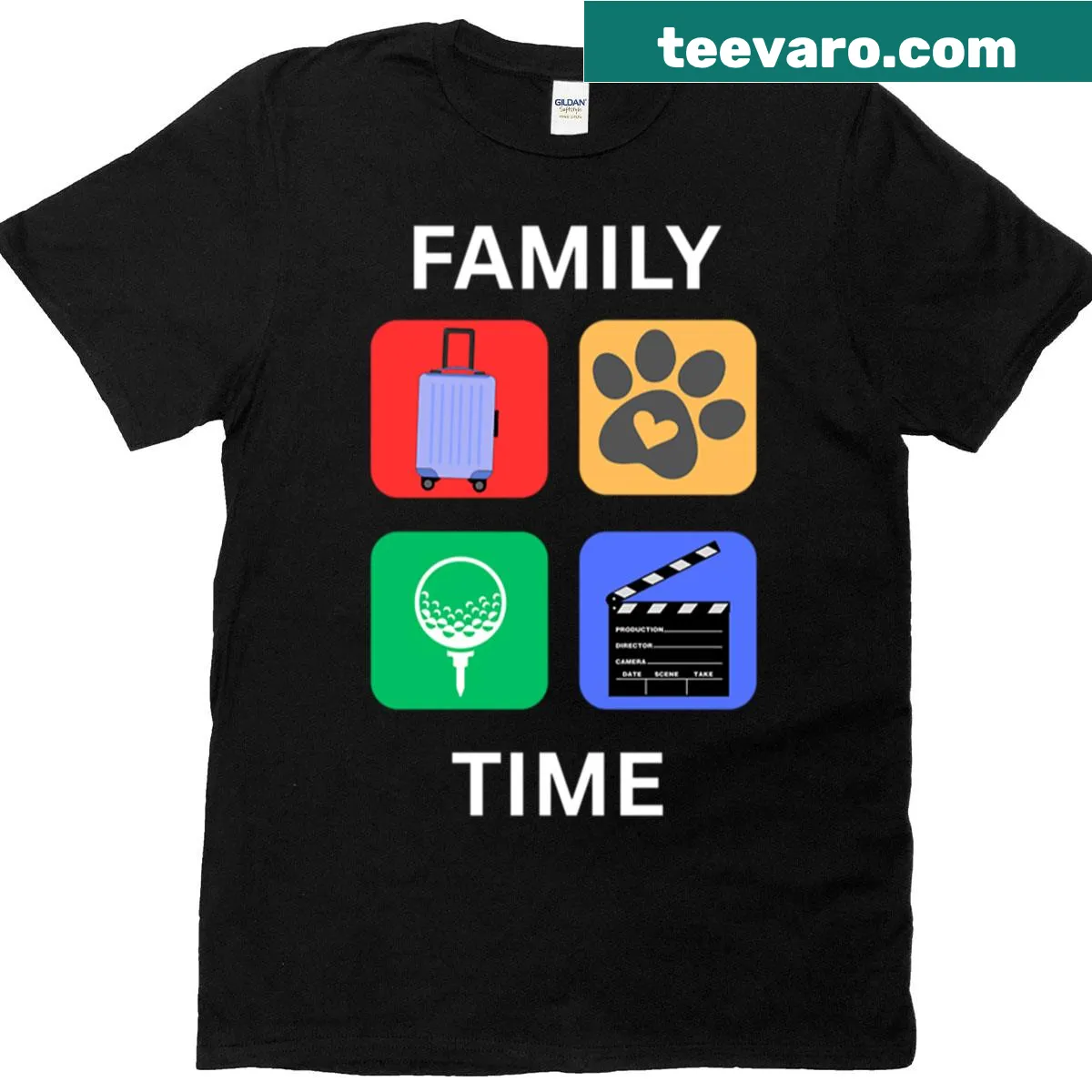 Heartwarming graphic T-shirt celebrating family time together. — on a men's t-shirt