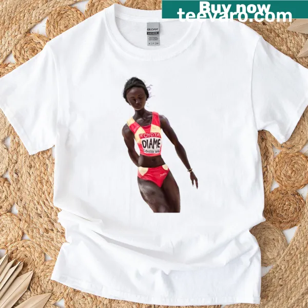 Minimalist Fatima Diame typography t-shirt
