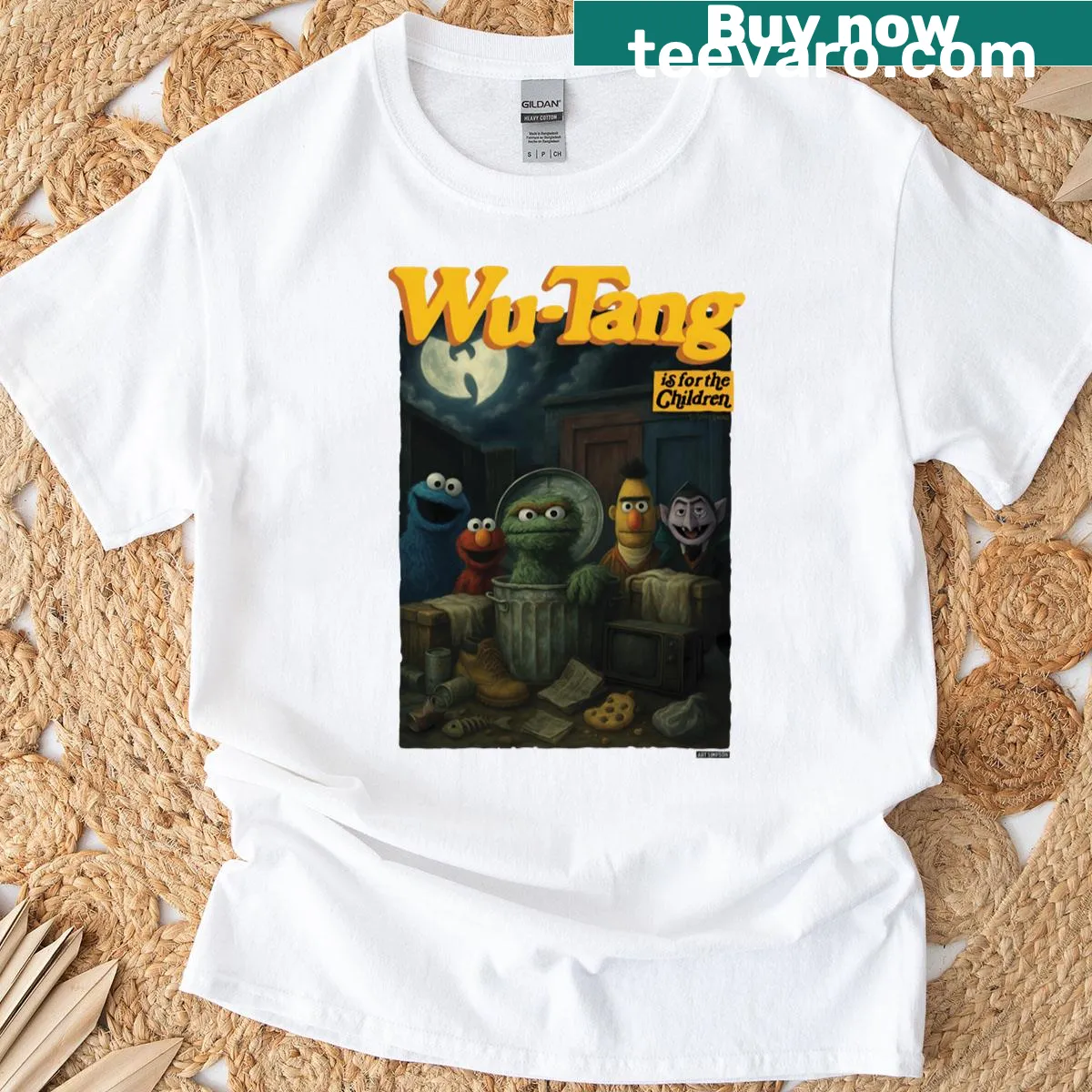 T-shirt with a heartfelt message 'For The Children' — on a men's t-shirt