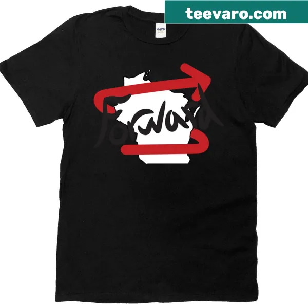Wisconsin Badgers t-shirt with 'Forward Wisconsin' text
