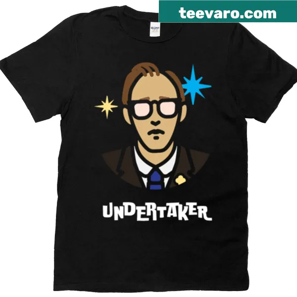 Typography design honoring Francis Donnelly The Undertaker on a T-shirt