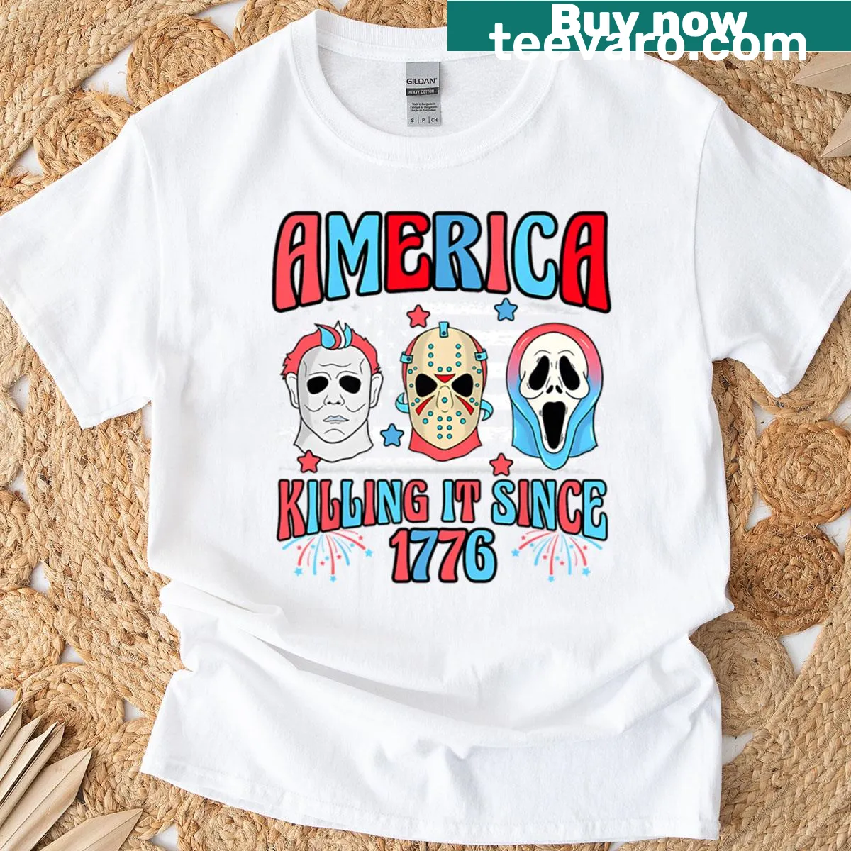 T-shirt with humorous Italian-themed text — on a men's t-shirt