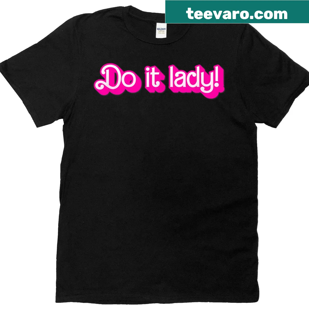 Funny humor t-shirt with playful typography for women — on a men's t-shirt