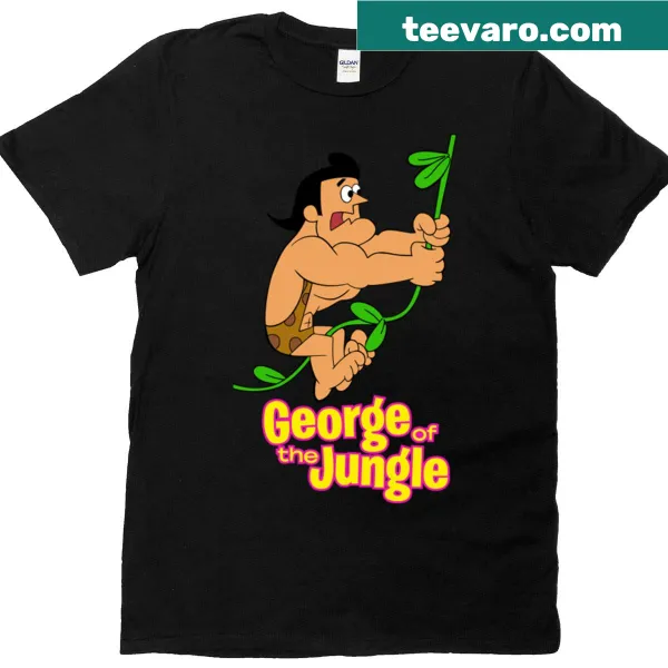 Playful 'George Of The Jungle' graphic t-shirt for kids