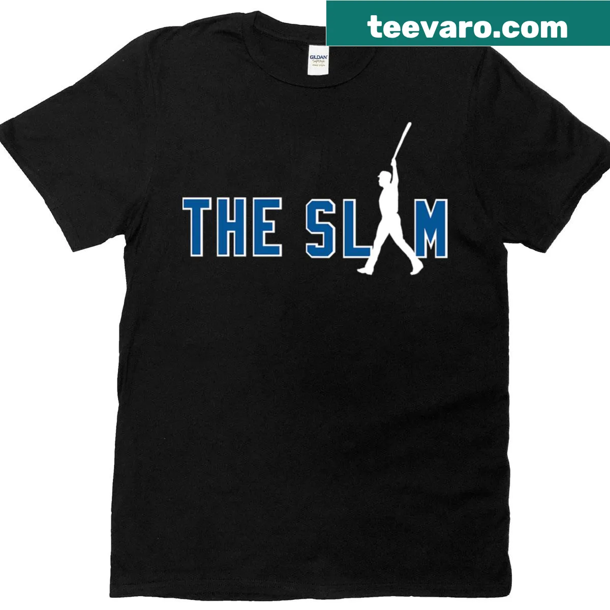 Illustrated Grand Slam design on a T-shirt — on a men's t-shirt