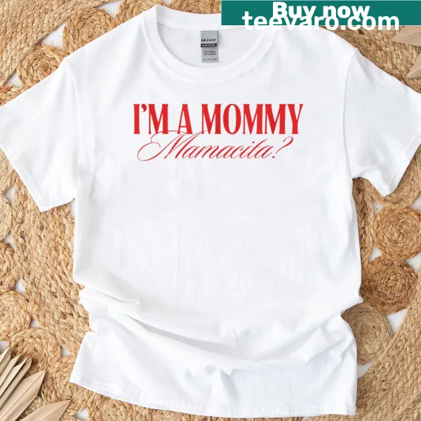 Mamacita graphic t-shirt celebrating motherhood with playful typography