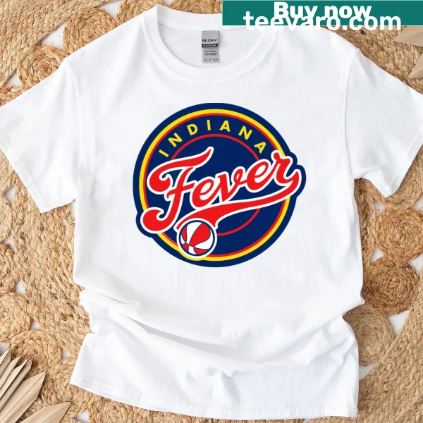 Basketball-themed t-shirt featuring bold typography representing Indiana