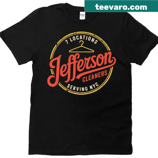 Classic typography t-shirt paying homage to Jefferson Cleaners