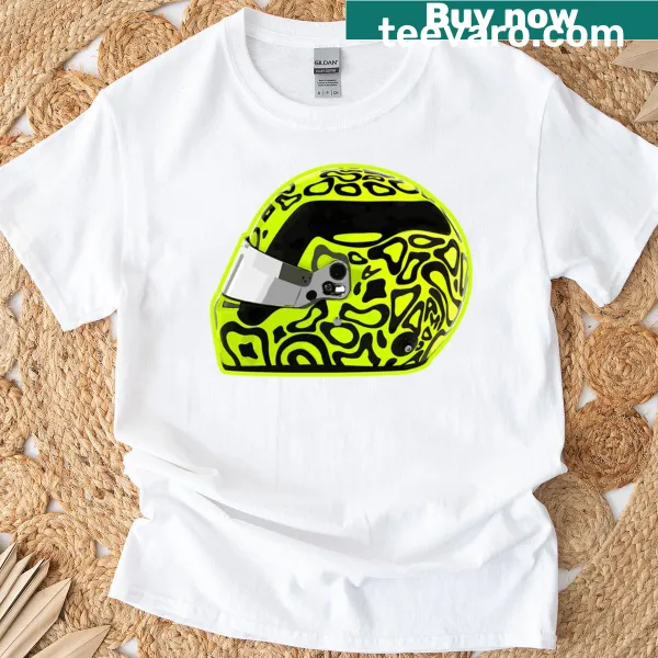 Lando Norris Helmets T-shirt with racing graphics