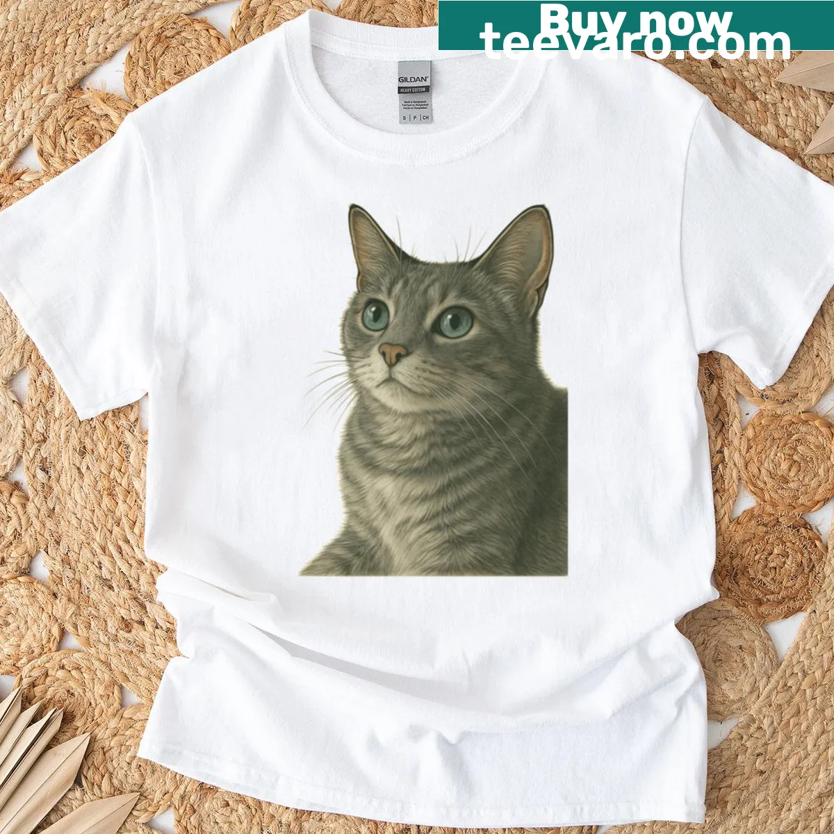 Wholesome cat design showcasing love for felines — on a men's t-shirt