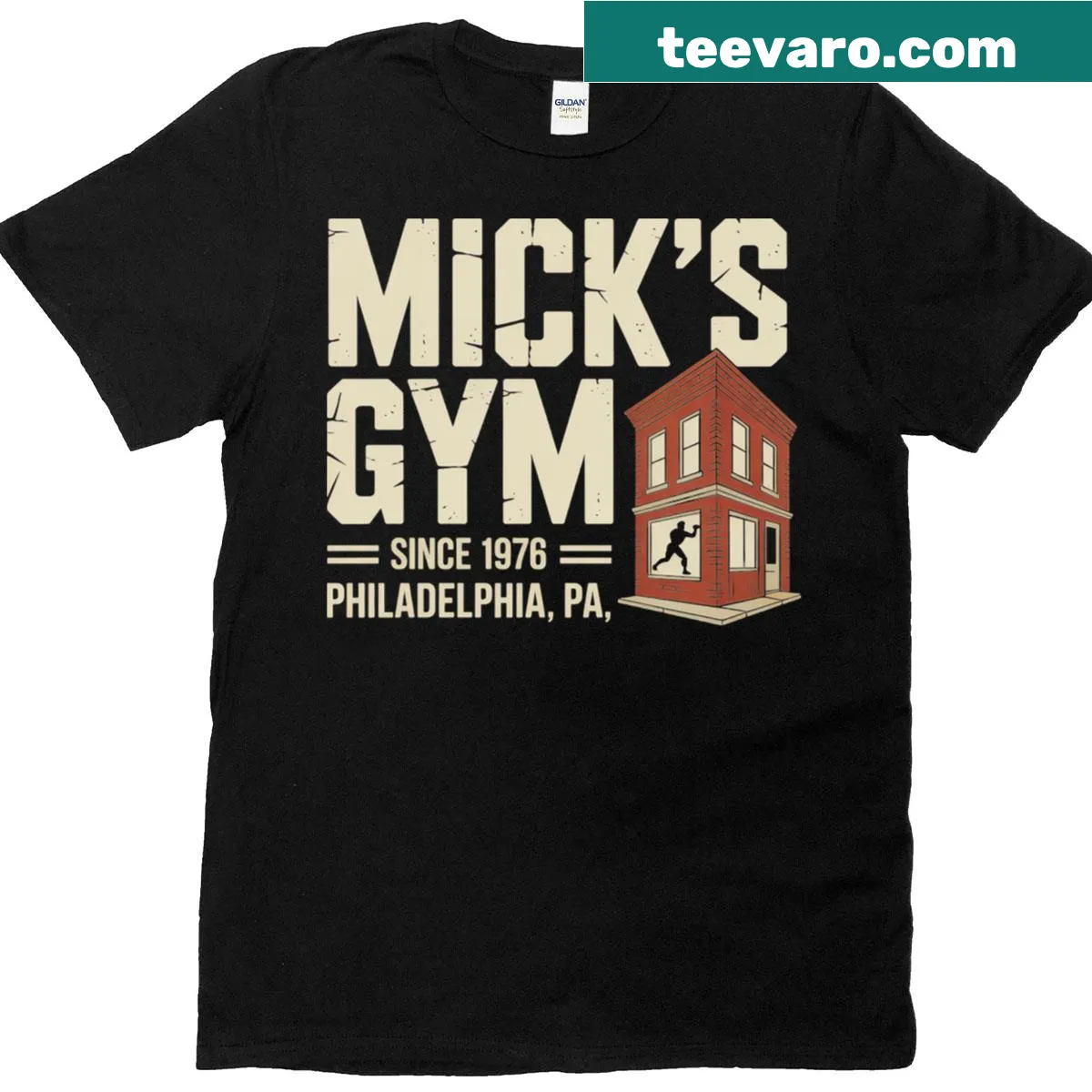Motivational T-shirt promoting fitness and wellness — on a men's t-shirt