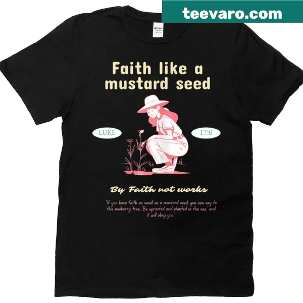 Inspirational T-shirt featuring 'Faith' typography
