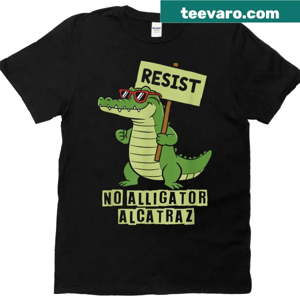 Protest t-shirt featuring bold text and Everglades imagery