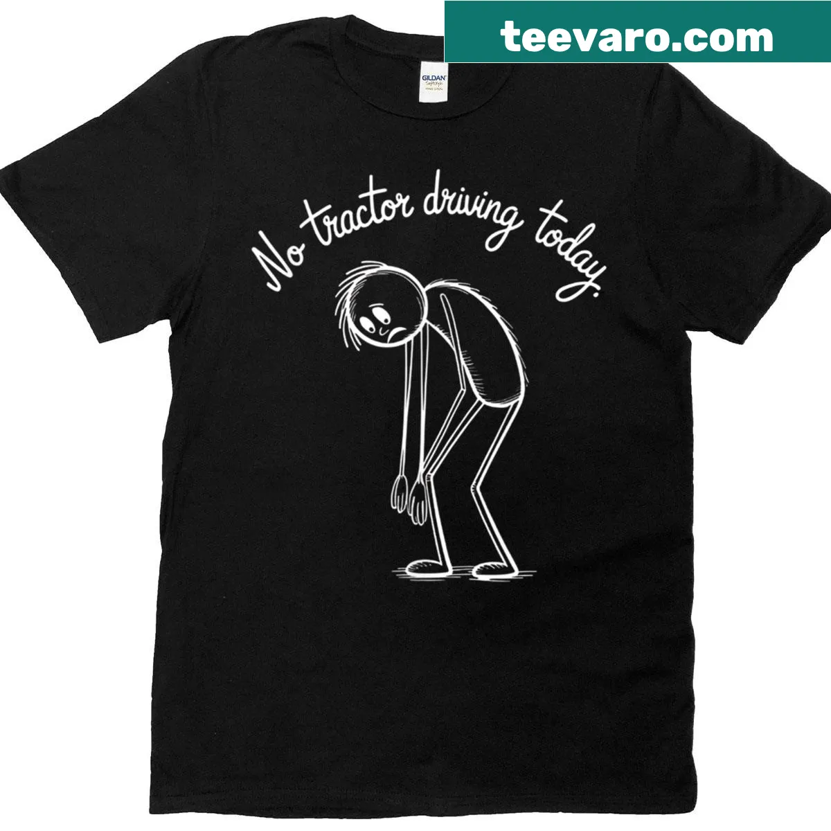 Funny t-shirt with humorous graphic about tiredness — on a men's t-shirt