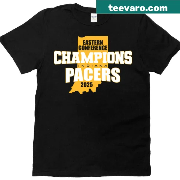 Commemorative T-shirt for Pacers Eastern Conference Champions 2025