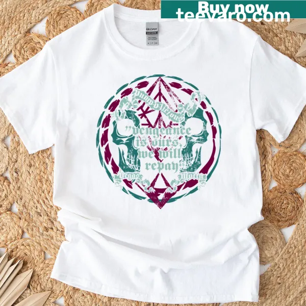 Bold Pump Vengeance t-shirt with impactful text