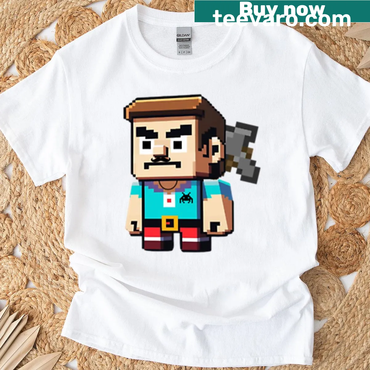 Inspirational t-shirt with the phrase Ready For Adventure in bold typography — on a men's t-shirt