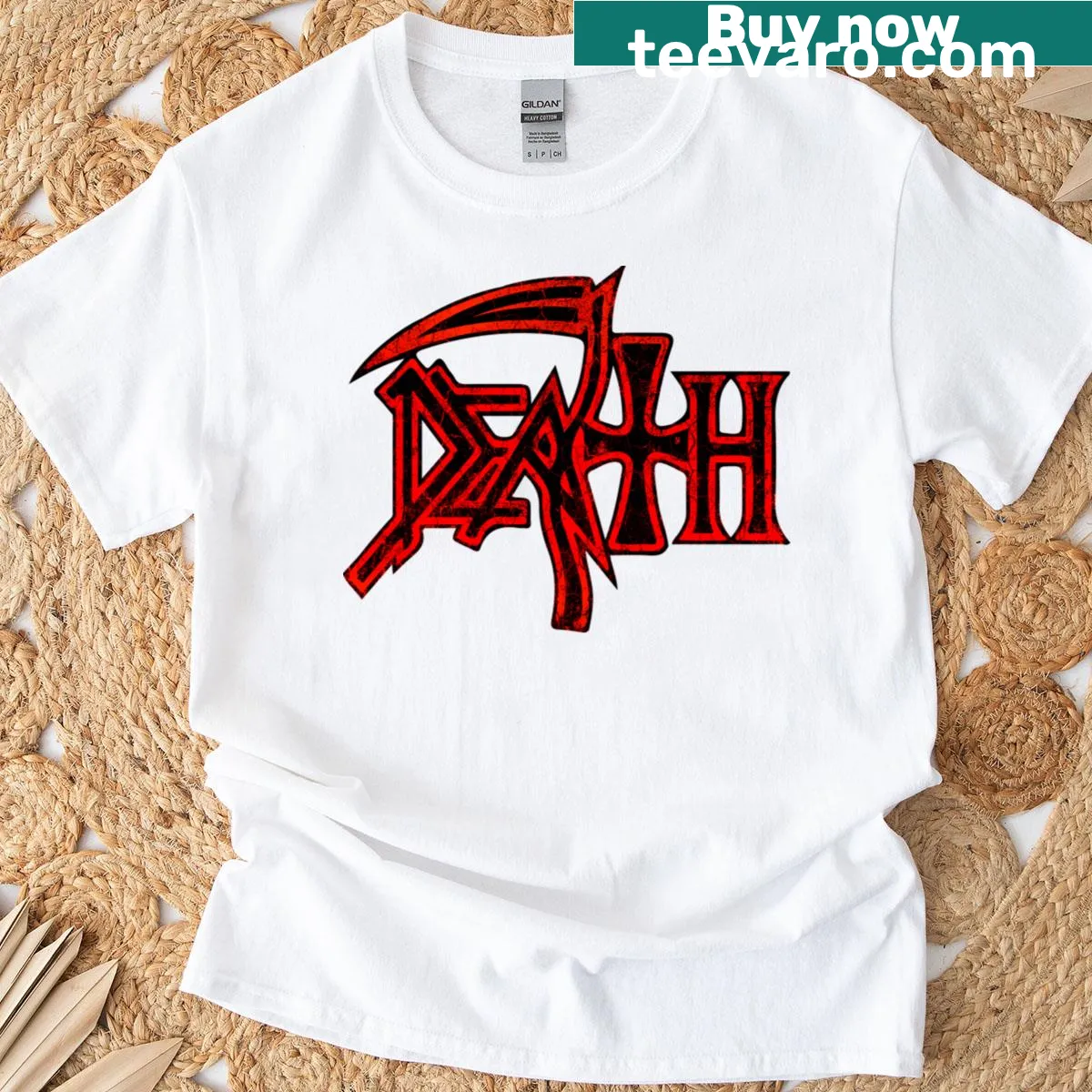 T-shirt featuring Reaper’s mark graphic — on a men's t-shirt
