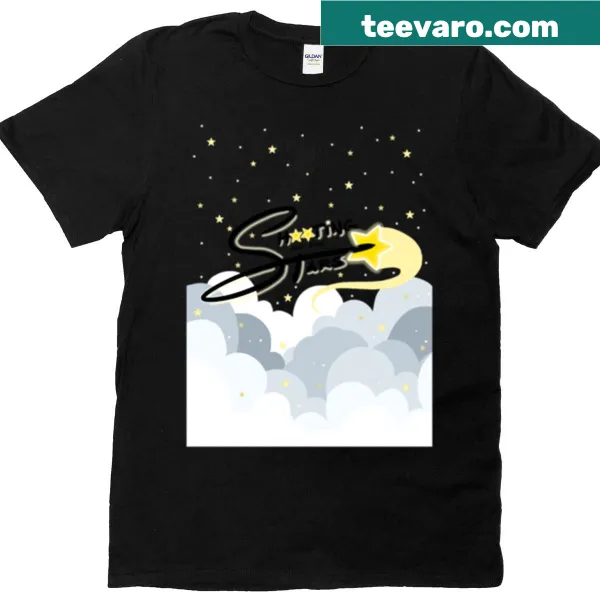 Inspirational T-shirt with ‘Shooting For Thestars’ typography