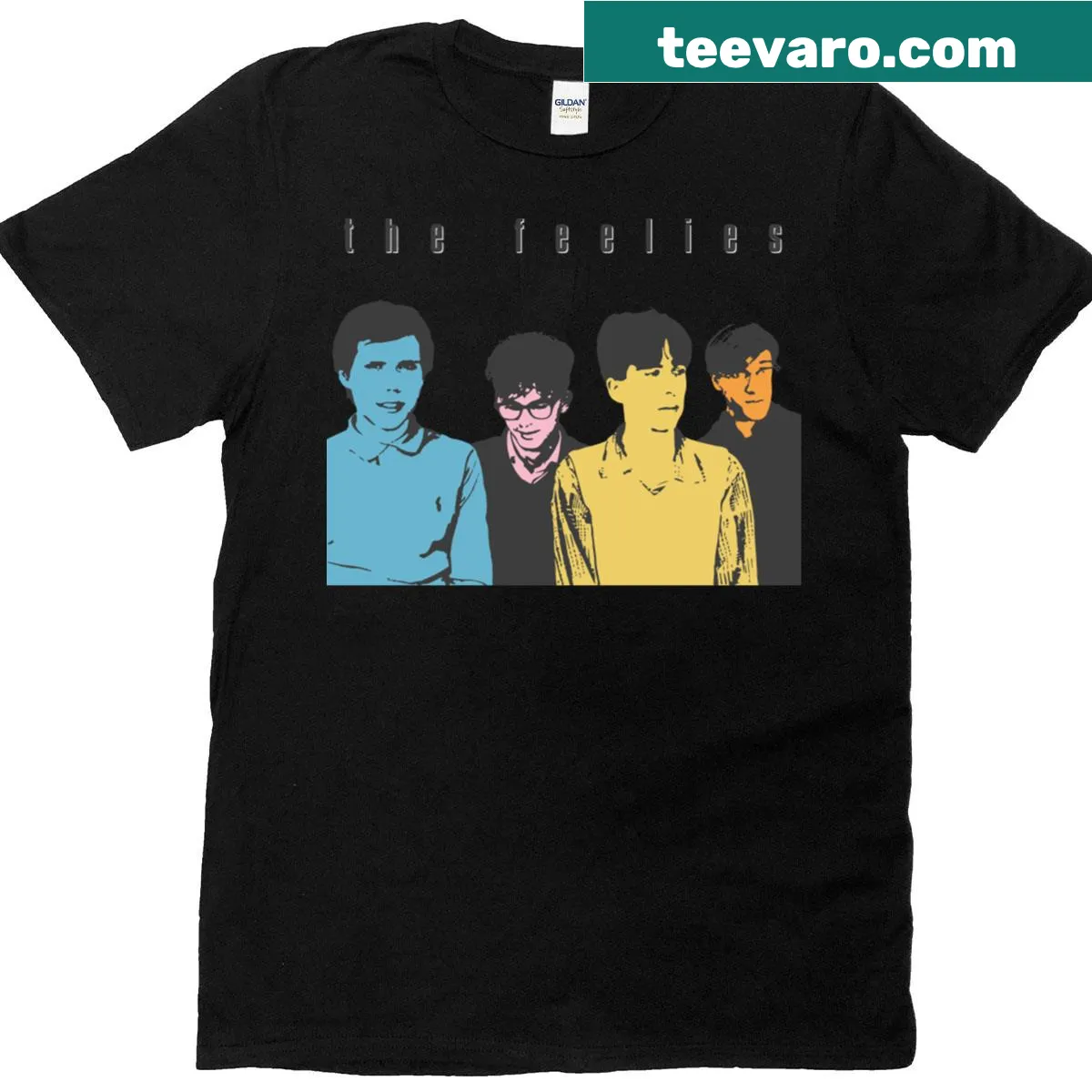 Wholesome t-shirt featuring playful graphics about emotions — on a men's t-shirt