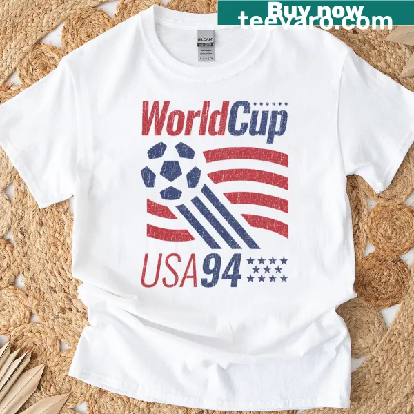 T-shirt honoring the 1994 USA World Cup with dynamic graphics