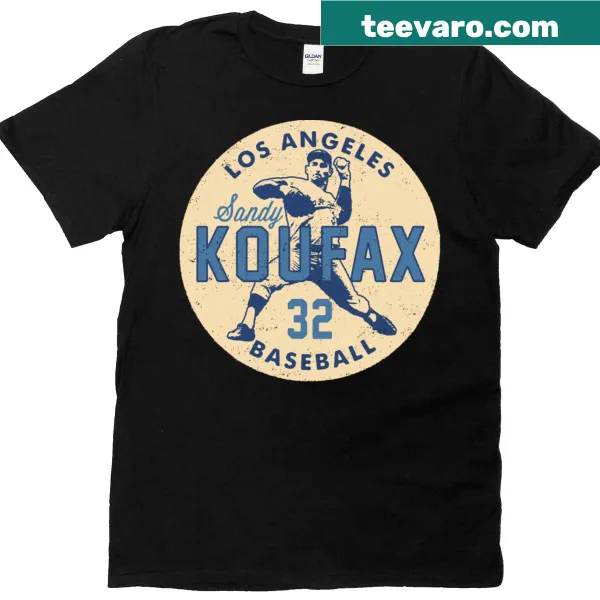 Vintage Sandy Koufax T-shirt with baseball graphic