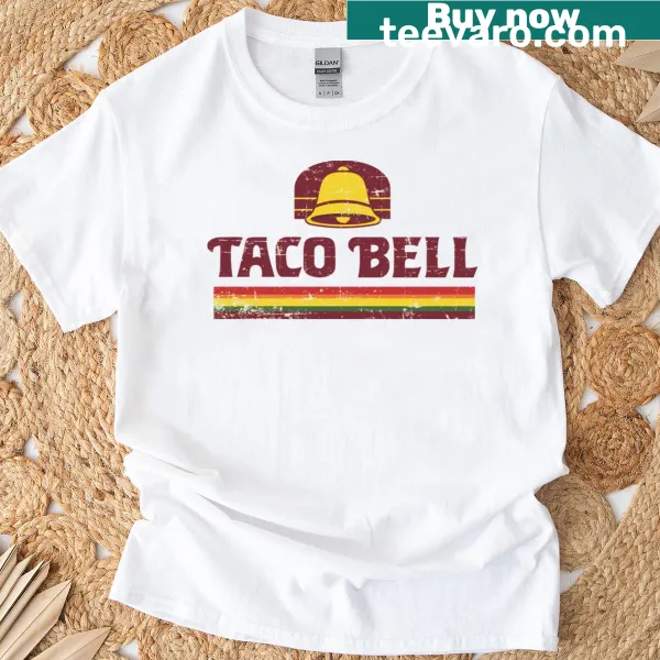 Vintage design of taco paper cups on a t-shirt