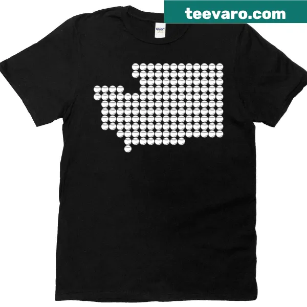Bold baseball-themed shirt celebrating Washington team spirit
