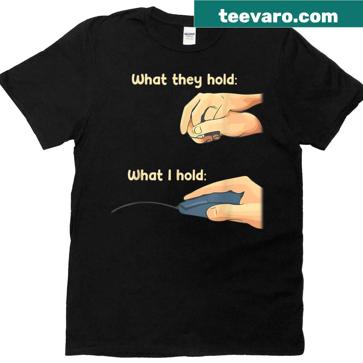 Retro T-shirt with the phrase 'What They Hold What I Hold' in vintage typography — on a men's t-shirt