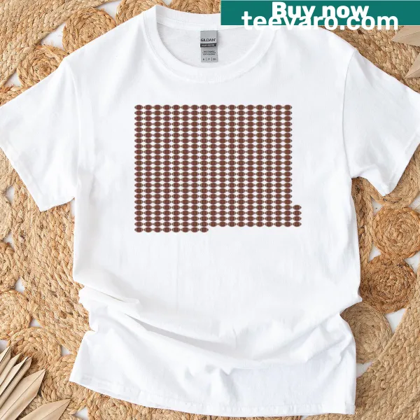 Wyoming football themed T-shirt with dynamic graphic