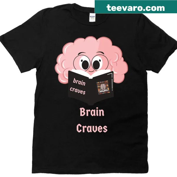 Text 'Brain Craves' in playful typography