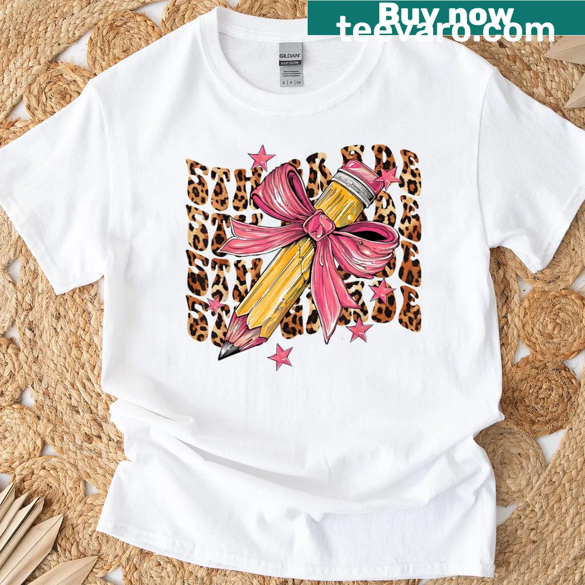 Cute coquette bow illustration on kids t-shirt — on a men's t-shirt