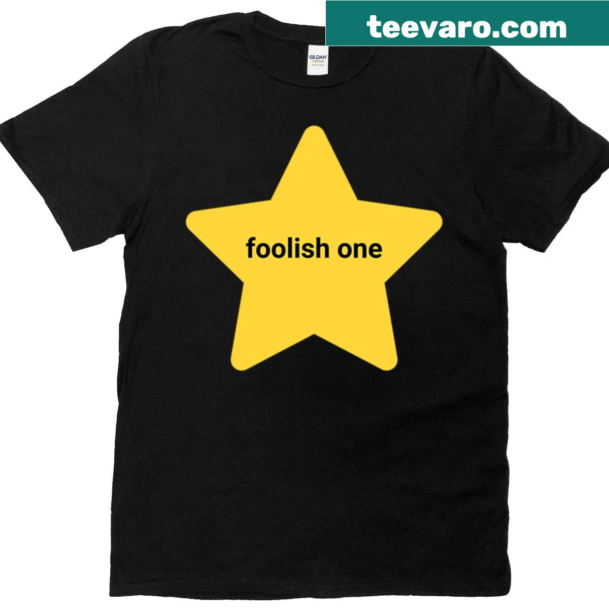 Sarcastic T-shirt with a humorous one-star graphic — on a men's t-shirt