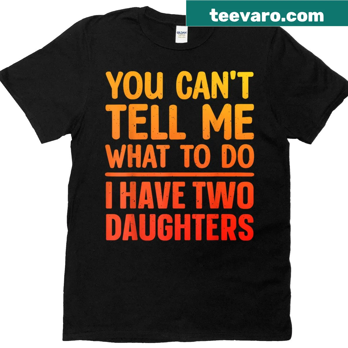 Funny t-shirt design for dads with a message from daughters — on a men's t-shirt