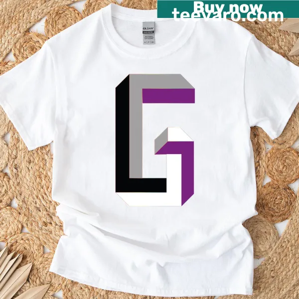 Fitted t-shirt with a simple G graphic design