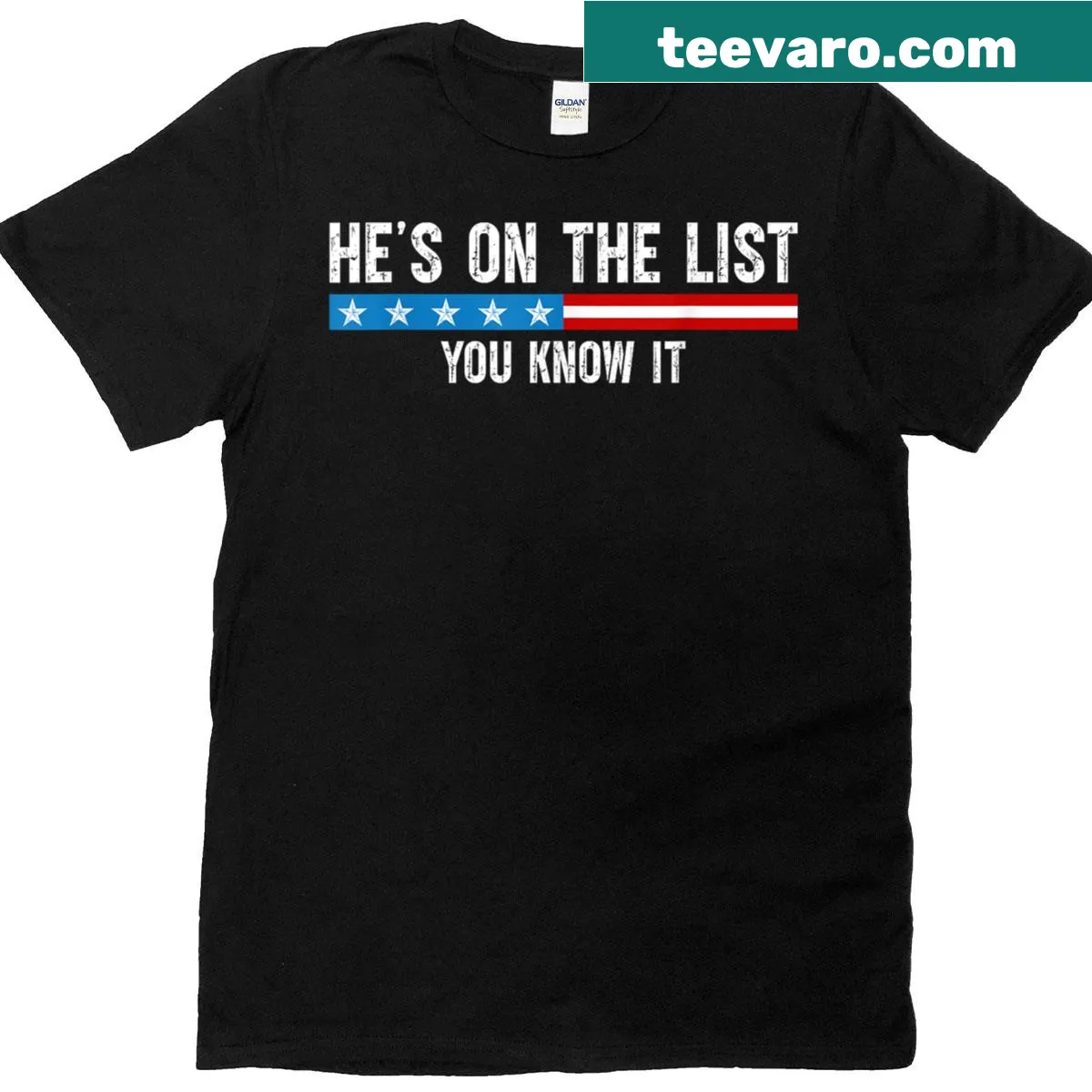 Funny T-shirt with a sarcastic political phrase — on a men's t-shirt