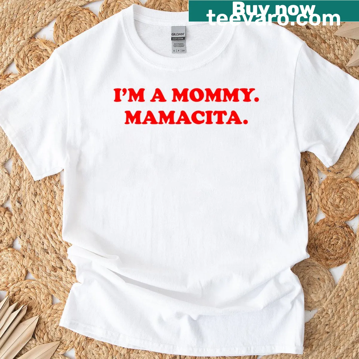 Cute t-shirt with the text 'I’m A Mommy Mamacita.' — on a men's t-shirt
