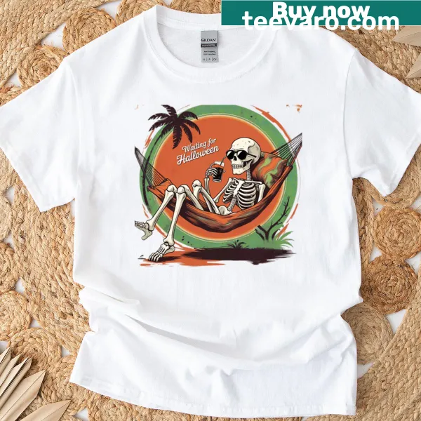Oversized t-shirt with a playful Halloween-themed graphic