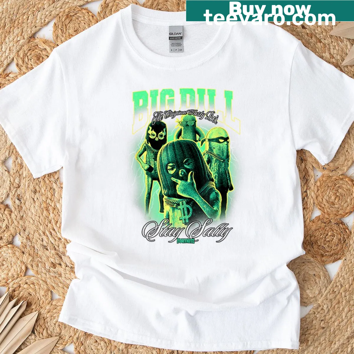 Cute lemur and fruit illustration on a T-shirt for animal lovers — on a men's t-shirt